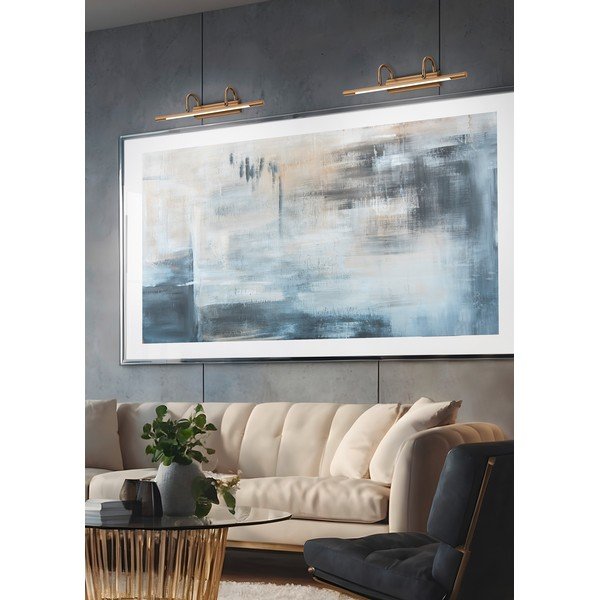 LED стенна лампа в месингов цвят Cuadro – Trio-image-1