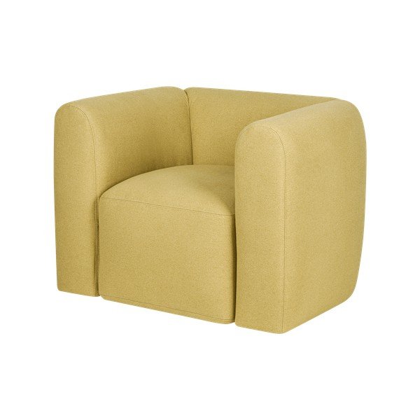 Жълто кресло Flom – noo.ma