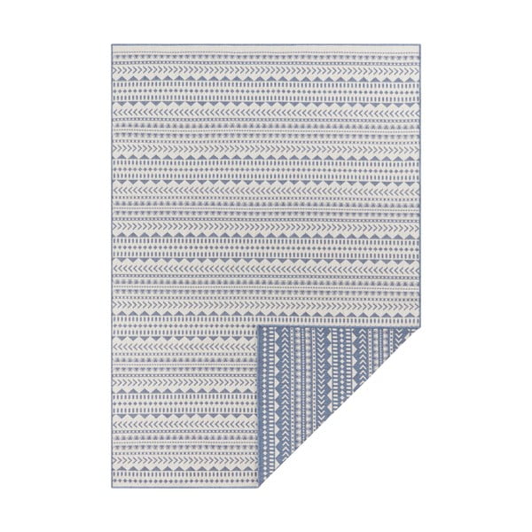 Синьо-бял килим на открито Kahira, 160 x 230 cm - Ragami