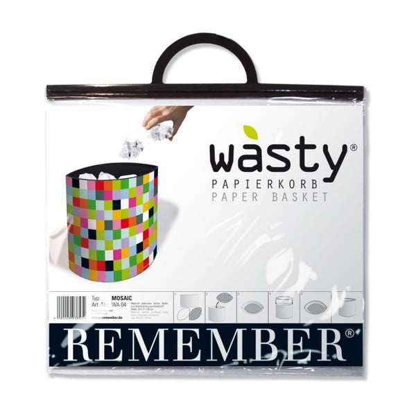 Koš na papír Remember Mosaic-image-2