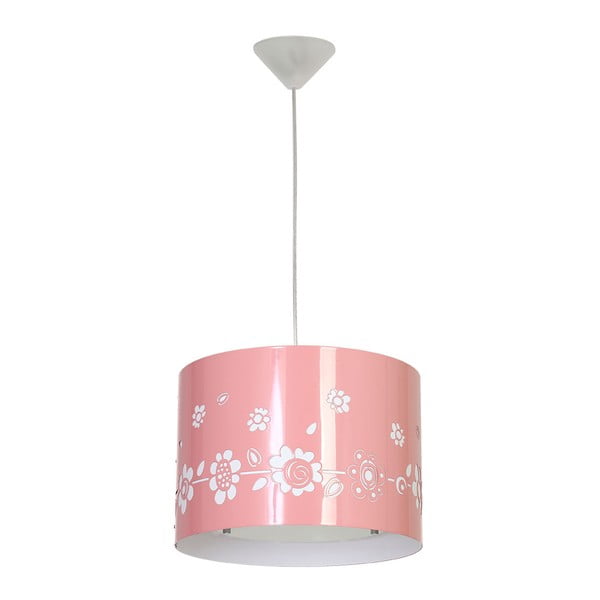Розова лампа за таван Pipi Uno - Glimte