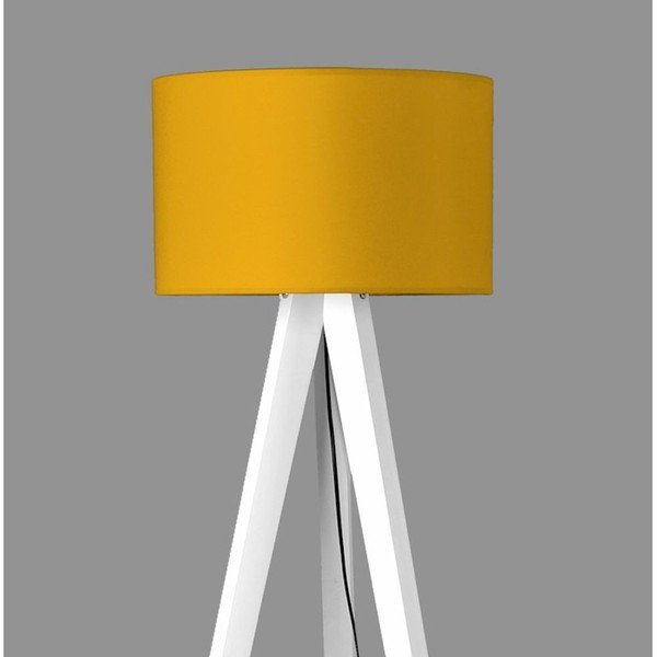 Stojací lampa Tripod Yellow/White-image-1