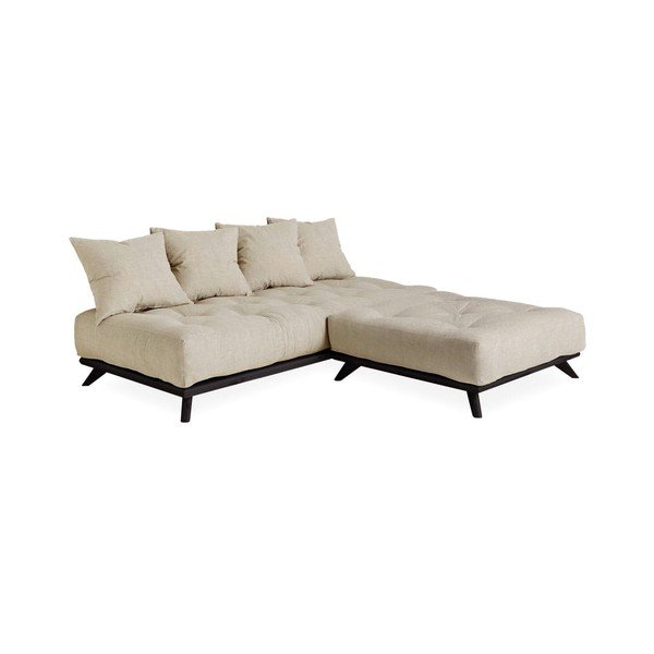 Диван Senza черен/бежов - Karup Design-image-4