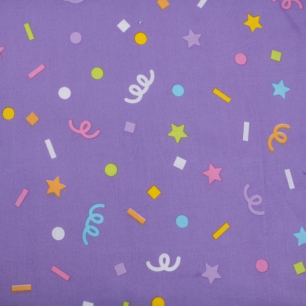 Единично  памучно детско спално бельо 140x200 cm Gabby's Dollhouse "Confetti" – Jerry Fabrics-image-4