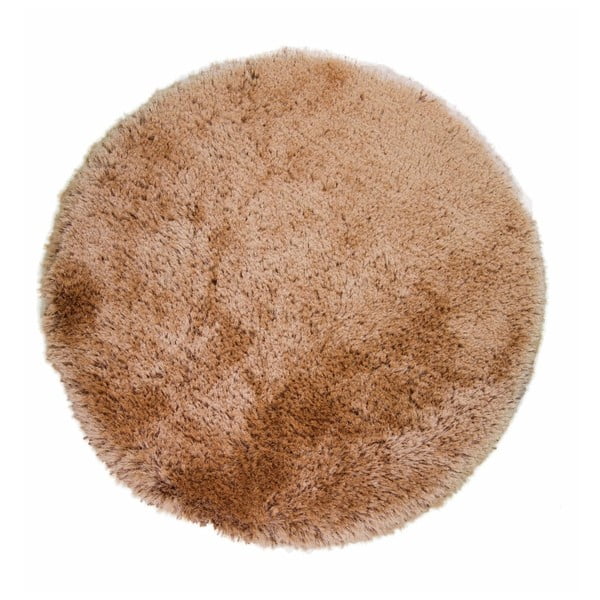 Kruhový karamelově hnědý koberec Flair Rugs Pearl, 150 cm