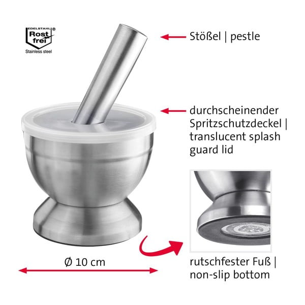 Хаванче за чесън от неръждаема стомана Edelstahl - Westmark-image-4