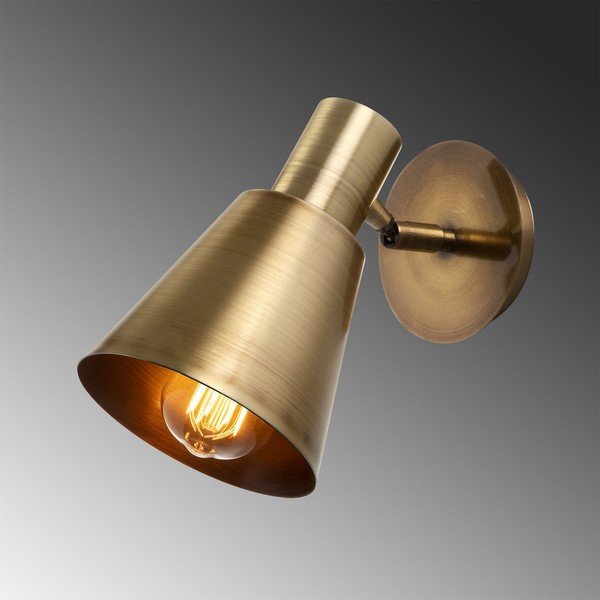 Стенна лампа в златист цвят Kem - Opviq lights-image-1