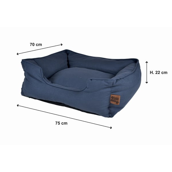 Синьо  легло за куче 70x75 cm – Love Story-image-4