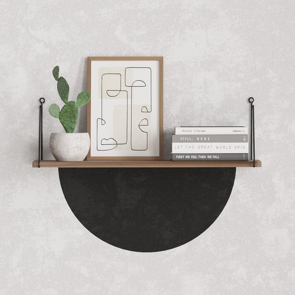 Стелаж от естествен орех 72 cm Armoni - Kalune Design-image-1