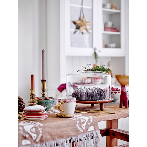 Кремави глинени купички в комплект от 2 бр. с коледни мотиви 500 ml Jolly – Bloomingville-image-2