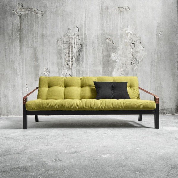 Rozkládací pohovka Karup Poetry Black/Avocado Green/Dark Grey-image-2