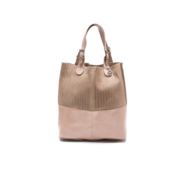 Kožená kabelka Roberta M. 848 Fango-image-1