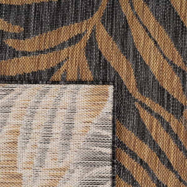 Черен/кафяв кръгъл килим за открито и закрито ø 160 cm Mira 1451 – Ayyildiz Carpets-image-4