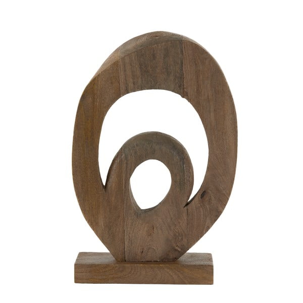 Дървена статуя Randa - Light & Living-image-3