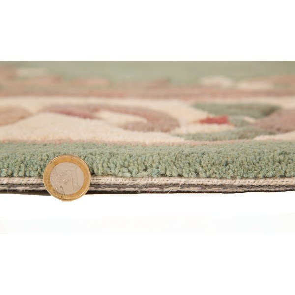 Зелен вълнен килим , 67 x 127 cm Aubusson - Flair Rugs-image-4
