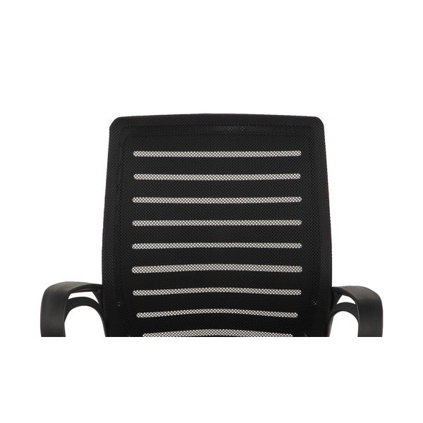 Черен тапициран офис стол Evon – Bonami Essentials-image-4