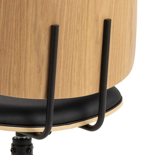 Черен трапезен стол Owen – Actona-image-3