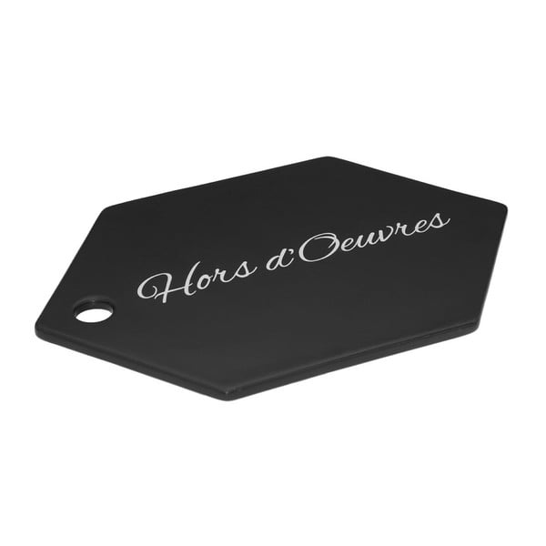 Черна керамична дъска за сервиране Mangé, 31 x 20 cm Hors d'Oeuvres - Premier Housewares