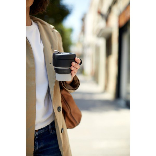 Черна термочаша 400 ml To Go – Lékué-image-3