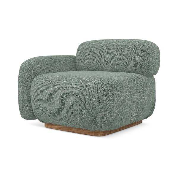 Светлозелен модул за диван (ляв ъгъл) Ailani – Makamii-image-1