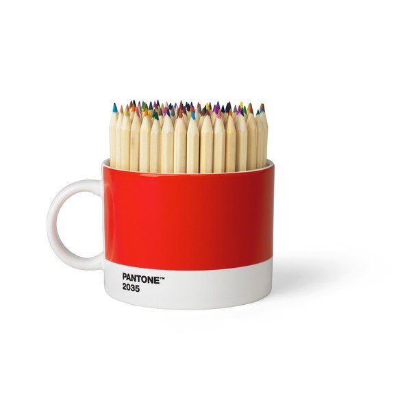 Червена чаша за чай , 475 ml - Pantone-image-2