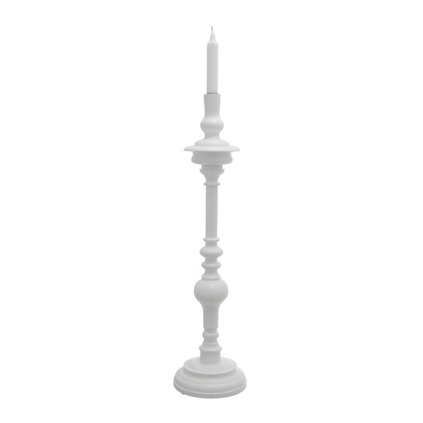 Stojan na svíčku, bílý, 60 cm