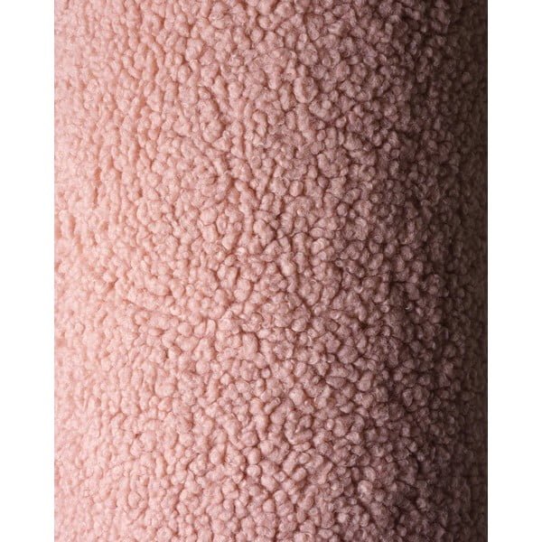 Розова детска възглавница за диван от букле Teddy Pouch – Wigiwama-image-3
