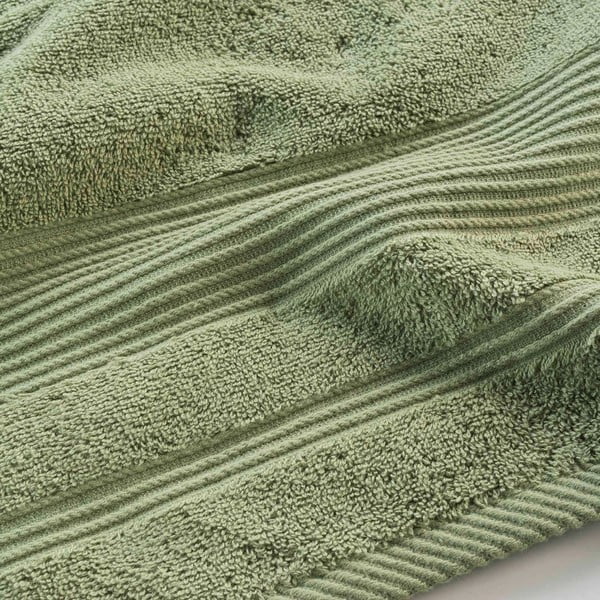 Памучна хавлиена кърпа от тери в цвят каки 90x150 cm Tendresse – douceur d'intérieur-image-2