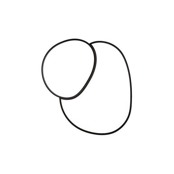 Черна LED светлина за таван 63,5x77 cm Rise - Trio-image-4