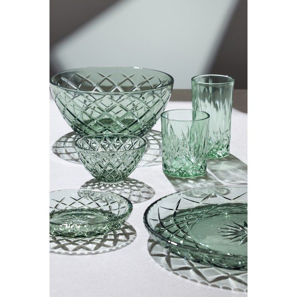 Зелени стъклени купички в комплект от 4 бр. 325 ml Sorrento – Lyngby Glas-image-1