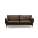 Кафяв диван 206 cm Paris - Scandic