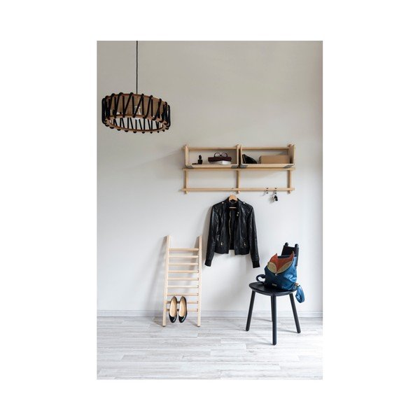 Черен стол от масивна дървесина Naïve - EMKO-image-4