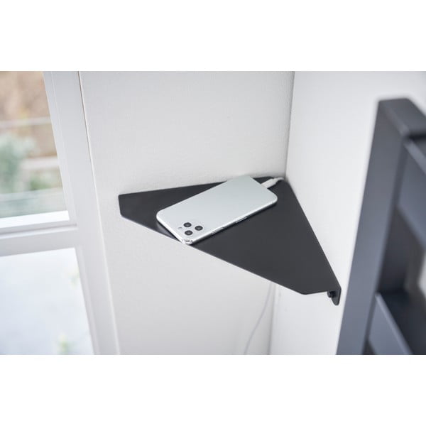 Черен ъглов метален рафт 22 cm Tower - YAMAZAKI-image-3