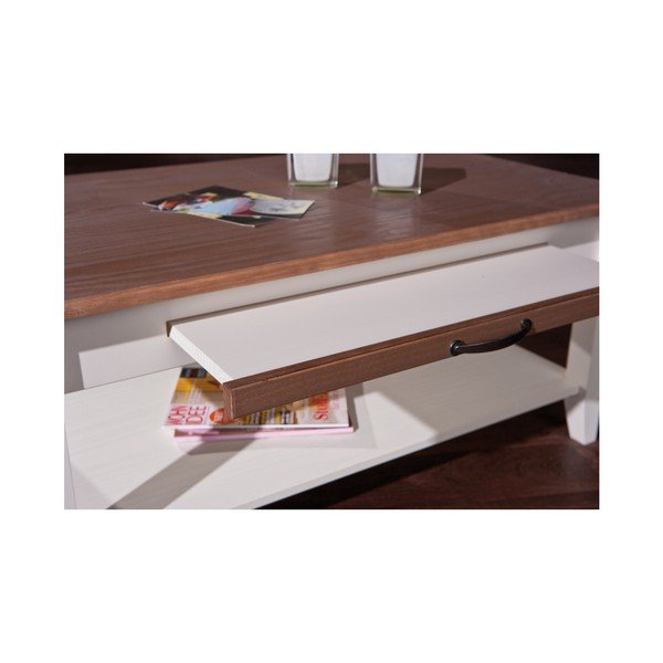 Масичка за кафе от масивна борова дървесина Cassala - Interlink-image-2