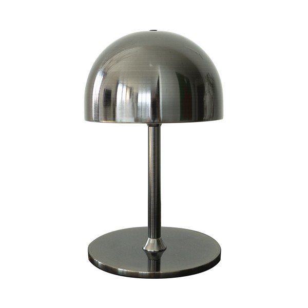 Тъмносива LED настолна лампа с дистанционно управление с метален абажур (височина 22 cm) Tim – Sirius