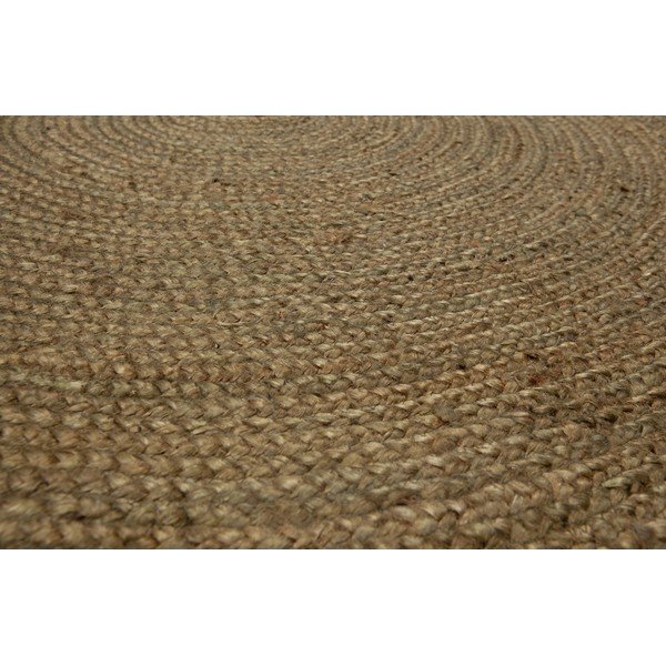 Зелен килим от юта, ø 150 cm Ross - WOOOD-image-1