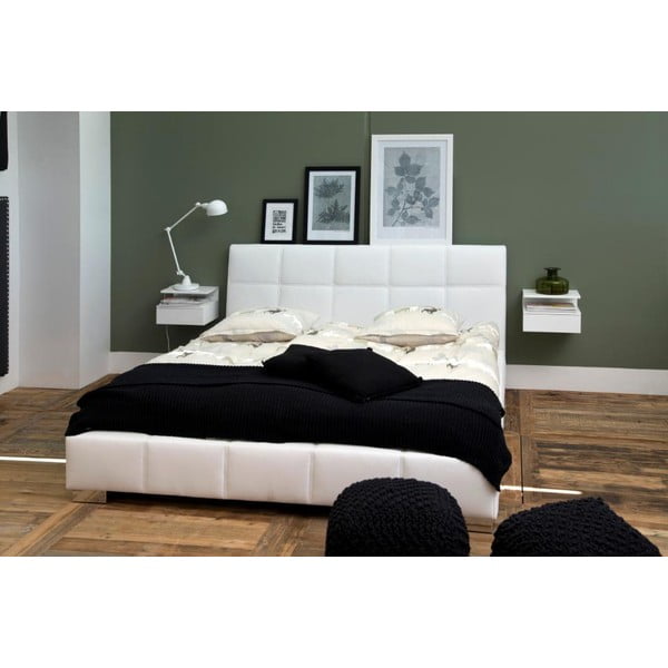 Бяло висящо нощно шкафче Ashlan - Actona-image-2