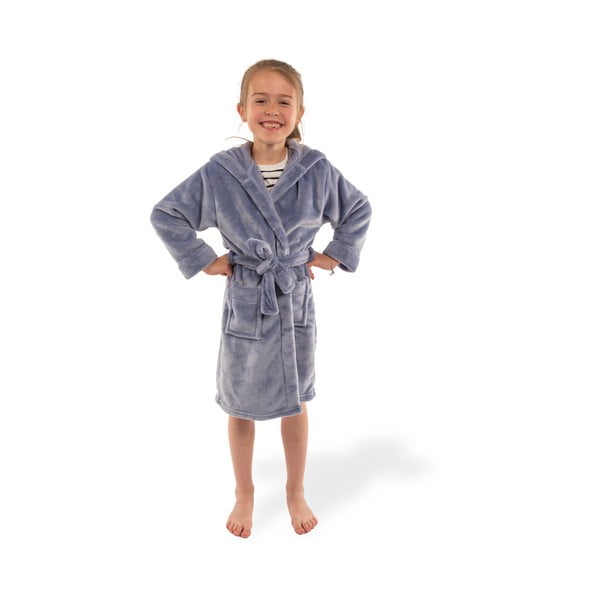 Синя детска хавлия от микроплюш Delux – Tiseco Home Studio-image-2