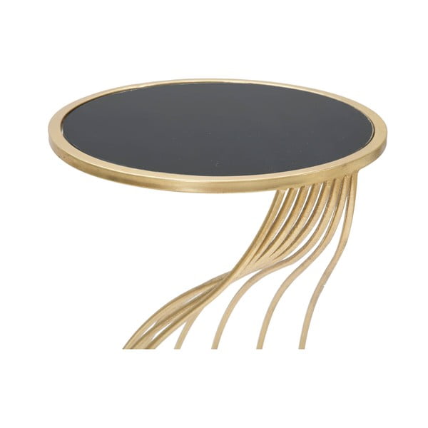 Кръгла странична маса със стъклен плот ø 35 cm Flush - Mauro Ferretti-image-4