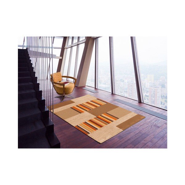 Hnědobéžový koberec Universal Boras Beige, 57 x 110 cm-image-2