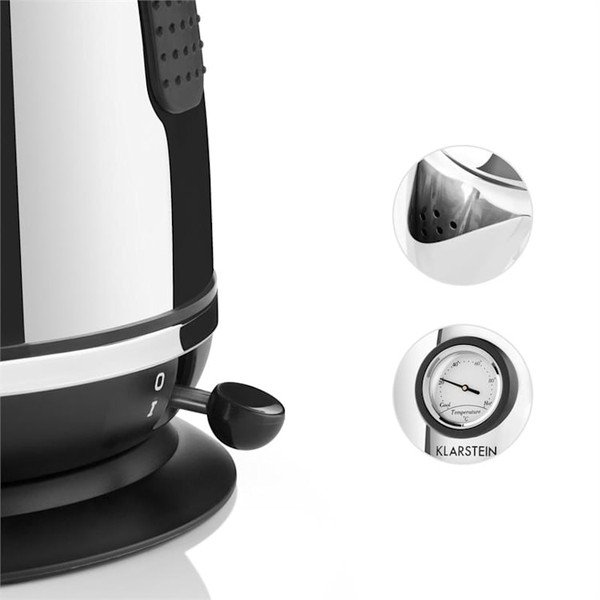Електрическа кана в сребрист цвят Aquavita Chalet - Klarstein-image-3