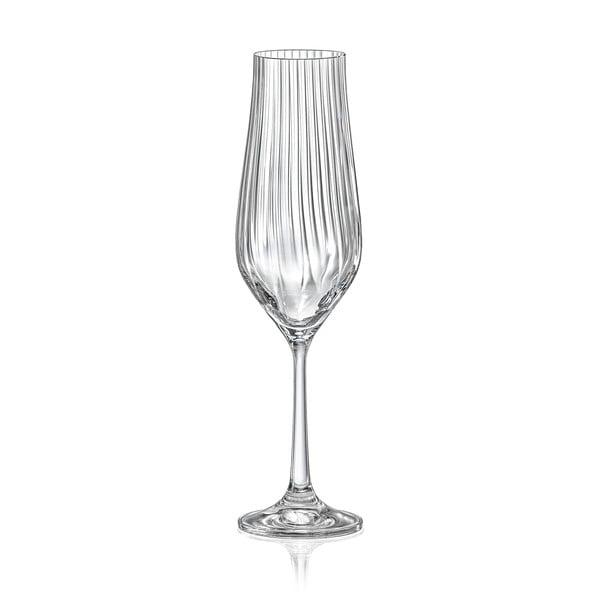 Комплект от 6 чаши за шампанско , 170 ml Tulipa Optic - Crystalex