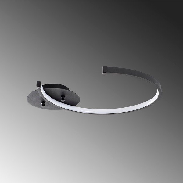 Черно LED осветително тяло за таван 33x46 cm Moon – Opviq lights-image-2