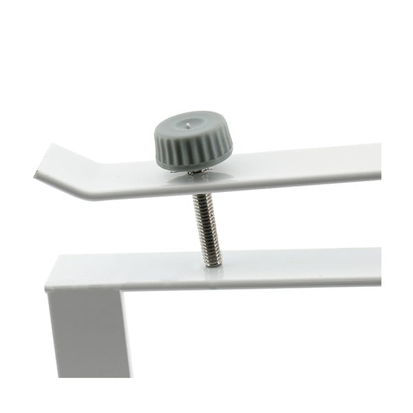 Бяла висяща дреха килер рафт под рафт кошница Rail - Compactor-image-3