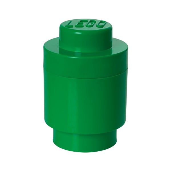 Зелена кръгла кутия за съхранение , ⌀ 12,5 cm - LEGO®