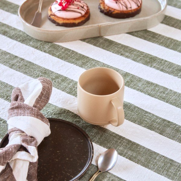 Покривка за маса от органичен памук 140x260 cm Striped – OYOY Living Design-image-3