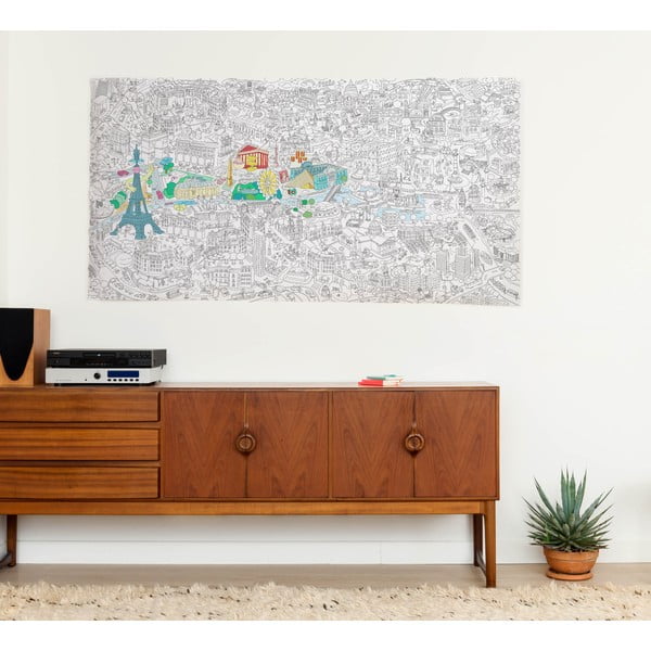 Omalovánka OMY Paris XXL, 180 x 100 cm