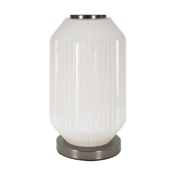 Сива настолна лампа с текстилен абажур (височина 65 cm) Brighty – Mauro Ferretti-image-3