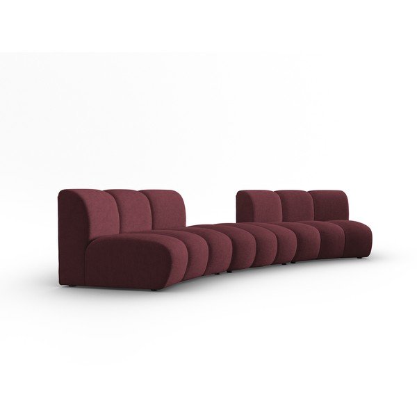 Диван в цвят бордо 367 cm Lupine - Micadoni Home-image-2