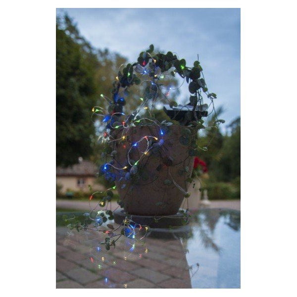 Слънчева LED верига за външно ползване с цветни светодиоди, дължина 5 м Dew Drop - Star Trading-image-2